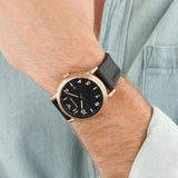 Buy Shop Emporio Armani Luigi Quartz Black Dial Black Rubber Strap Watch For Men - AR11097 USA Online