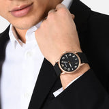 Buy Shop Emporio Armani Luigi Quartz Black Dial Black Rubber Strap Watch For Men - AR11097 USA Online