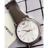 Buy Shop Emporio Armani Herren White Dial Brown Leather Strap Watch For Men - AR11103 USA Online