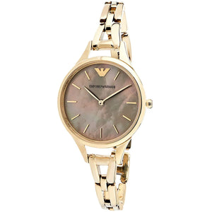 Buy Shop Emporio Armani Aurora Multitone Dial Gold Steel Strap Watch for Women - AR11140 USA Online