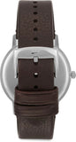 Buy Shop Emporio Armani Kappa Quartz Black Dial Brown Leather Strap Watch For Men - AR11153 USA Online
