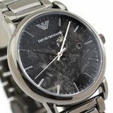 Buy Shop Emporio Armani Luigi Analog Grey Dial Grey Steel Strap Watch For Men - AR11155 USA Online