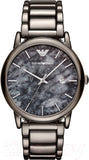 Buy Shop Emporio Armani Luigi Analog Grey Dial Grey Steel Strap Watch For Men - AR11155 USA Online