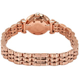 Buy Shop Emporio Armani Gianni T-Bar Mother of Pearl Dial Rose Gold Steel Strap Watch For Women - AR11203 USA Online