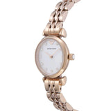 Buy Shop Emporio Armani Gianni T-Bar Mother of Pearl Dial Rose Gold Steel Strap Watch For Women - AR11203 USA Online