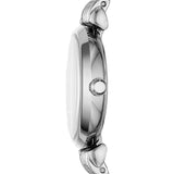 Buy Shop Emporio Armani Donna Mother of Pearl Dial Silver Steel Strap Watch For Women - AR11204 USA Online