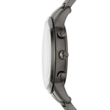 Buy Shop Emporio Armani Renato Chronograph Blue Dial Grey Steel Strap Watch For Men - A11215 USA Online