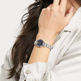 Buy Shop Emporio Armani Gianni T Bar Quartz Blue Dial Two Tone Steel Strap Watch For Women - AR11222 USA Online