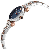 Buy Shop Emporio Armani Gianni T Bar Quartz Blue Dial Two Tone Steel Strap Watch For Women - AR11222 USA Online