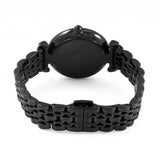 Buy Shop Emporio Armani Gianni T Bar All Black Diamond Dial Watch For Women - AR11245 USA Online