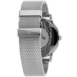 Buy Shop Emporio Armani Luigi Analog Black Dial Silver Mesh Bracelet Watch For Men - AR11272 USA Online