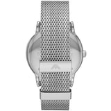 Buy Shop Emporio Armani Luigi Analog Black Dial Silver Mesh Bracelet Watch For Men - AR11272 USA Online