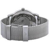 Buy Shop Emporio Armani Luigi Analog Black Dial Silver Mesh Bracelet Watch For Men - AR11272 USA Online