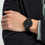 Buy Shop Emporio Armani Gianni T Bar Analog Black Dial Black Steel Strap Watch For Men - AR11299 USA Online