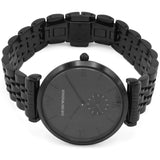 Buy Shop Emporio Armani Gianni T Bar Analog Black Dial Black Steel Strap Watch For Men - AR11299 USA Online