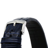 Buy Shop Emporio Armani Gianni T Bar Quartz Blue Dial Blue Leather Strap Watch For Men - AR11300 USA Online