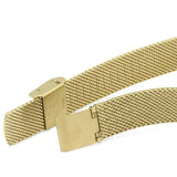 Buy Shop Emporio Armani Gianni T Bar Mother of Pearl Dial Gold Mesh Bracelet Watch For Women - AR11321 USA Online