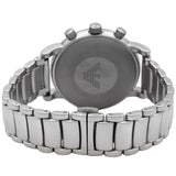 Buy Shop Emporio Armani Luigi Chronograph Black Dial Silver Steel Strap Watch For Men - AR11324 USA Online