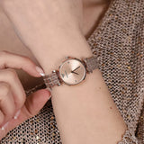 Buy Shop Emporio Armani Gianni T Bar Quartz Rose Gold Dial Rose Gold Steel Strap Watch For Women - AR11342 USA Online