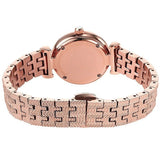 Buy Shop Emporio Armani Gianni T Bar Quartz Rose Gold Dial Rose Gold Steel Strap Watch For Women - AR11342 USA Online
