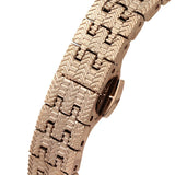 Buy Shop Emporio Armani Gianni T Bar Quartz Rose Gold Dial Rose Gold Steel Strap Watch For Women - AR11342 USA Online