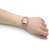 Buy Shop Emporio Armani Joy Quartz Rose Gold Dial Rose Gold Mesh Bracelet Watch For Women - AR11347 USA Online