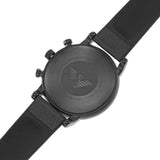 Buy Shop Emporio Armani Luigi Analog Blue Dial Black Leather Strap Watch For Men - AR11351 USA Online