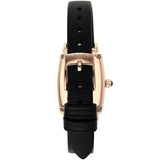 Buy Shop Emporio Armani Gianni T Bar Quartz White Dial Black Leather Strap Watch For Women - AR11408 USA Online