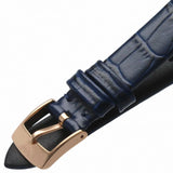 Buy Shop Emporio Armani Gianni T-Bar Quartz Blue Dial Blue Leather Strap Watch for Women - AR11424 USA Online