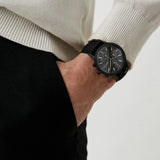 Buy Shop Emporio Armani Renato Chronograph Black Dial Black Nylon Strap Watch For Men - AR11457 USA Online