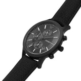 Buy Shop Emporio Armani Renato Chronograph Black Dial Black Nylon Strap Watch For Men - AR11457 USA Online
