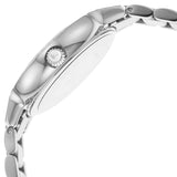 Buy Shop Emporio Armani Cleo Crystals Mother Of Pearl Dial Silver Steel Strap Watch For Women - AR11484 USA Online