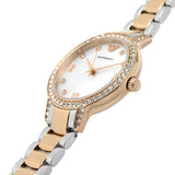 Buy Shop Emporio Armani Cleo Mother of Pearl Dial Two Tone Steel Strap Watch For Women - AR11499 USA Online