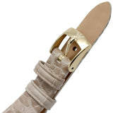 Buy Shop Emporio Armani Gianni T Bar Crystals Silver Dial Brown Leather Strap Watch For Women - AR11518 USA Online