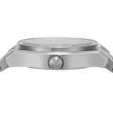 Buy Shop Emporio Armani Federica Three-Hand Date Blue Dial Silver Steel Strap Watch For Women - AR11593 USA Online