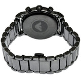 Buy Shop Emporio Armani Luigi Ceramic Chronograph Black Dial Black Strap Watch For Men - AR1509 USA Online