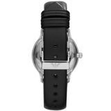 Buy Shop Emporio Armani Classic Quartz Black Dial Black Leather Strap Watch For Women - AR1600 USA Online