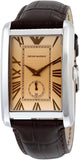 Buy Shop Emporio Armani Classic Brown Dial Brown Leather Strap Watch For Men - AR1605 USA Online
