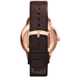 Buy Shop Emporio Armani Classic Quartz Brown Dial Brown Leather Strap Watch For Men - AR1613 USA Online