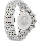 Buy Shop Emporio Armani Gianni Chronograph Blue Dial Silver Steel Strap Watch For Men - AR1648 USA Online