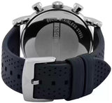 Buy Shop Emporio Armani Luigi Chronograph Blue Dial Black Leather Strap Watch For Men - AR1736 USA Online
