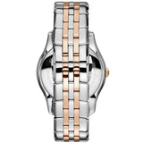 Buy Shop Emporio Armani Classic Quartz Silver Dial Two Tone Steel Strap Watch For Men - AR1824 USA Online