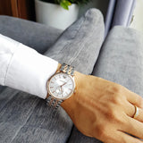 Buy Shop Emporio Armani Classic Silver Dial Two Tone Steel Strap Watch For Men - AR1839 USA Online