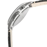 Buy Shop Emporio Armani Classic Chronograph Silver Dial Grey Leather Strap Watch For Men - AR1861 USA Online