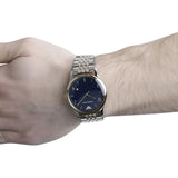 Buy Shop Emporio Armani Classic Quartz Blue Dial Two Tone Steel Strap Watch For Men - AR1868 USA Online