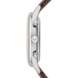 Buy Shop Emporio Armani Classic Chronograph Cream Dial Brown Leather Strap Watch For Men - AR1878 USA Online