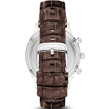 Buy Shop Emporio Armani Classic Chronograph Cream Dial Brown Leather Strap Watch For Men - AR1878 USA Online