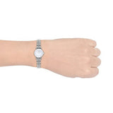 Buy Shop Emporio Armani Gianni Blue Dial Silver Steel Strap Watch For Women - AR1961 USA Online
