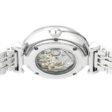 Buy Shop Emporio Armani Meccanico Mother of Pearl Dial Silver Steel Strap Watch For Women - AR1991 USA Online