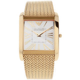 Buy Shop Emporio Armani Mother of Pearl Dial Gold Mesh Bracelet Watch For Men - AR2016 USA Online
